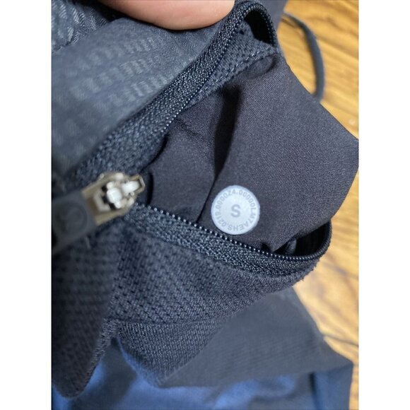 Lululemon Mens M T.H.E Short Luxtreme Liner 9" Heathered Textured Mercury Coal - Picture 7 of 7